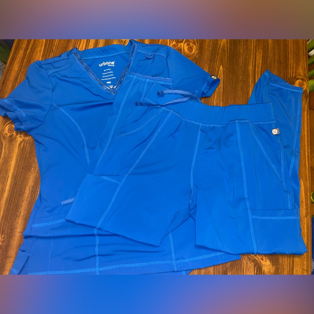 Royal blue scrubs